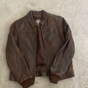 Vintage Wilson’s Leather Jacket w/ removable thinsulate vest S